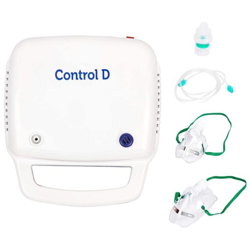 White Compressor Complete Kit Nebulizer with Child and Adult Masks