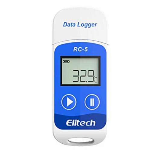 Multiuse Temperature Data Logger (Range:-30°c to 70°c) for Vaccine Box, Food Industry, Pharmaceuticals, Refrigerator Trucks 