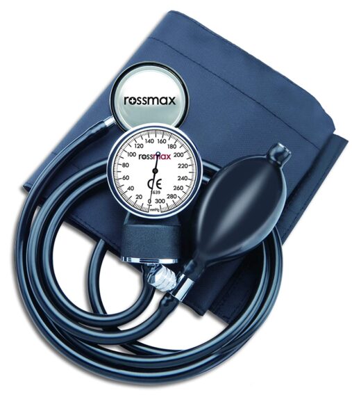 Rossmax GB102 Aneroid Blood Pressure Monitor (Black), With Stethoscope 