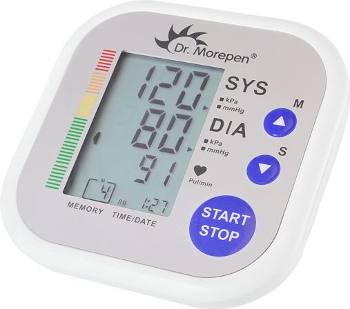 Dr. Morepen Bp02 Automatic Blood Pressure Monitor (White) 