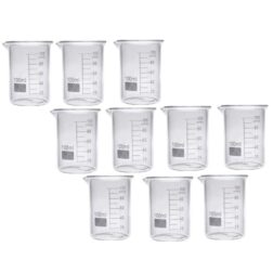 High Quality Borosilicate beaker 100ml,Pack of 10