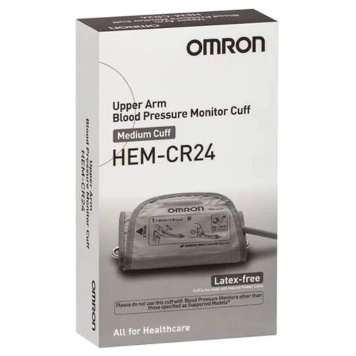 Omron Upper Arm Blood Pressure Monitor Medium Cuff - Grey Hem-Cr24