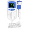 Heartbeat Rate Detection Monitor with in-Built Speaker Fedal Doppler (White)… 