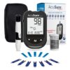 AccuSure Instant Digital Simple Glucometer Kit |with 25 Strips ,10 Lancet,1 Lancing device for Accurate Blood Glucose Sugar Testing Machine