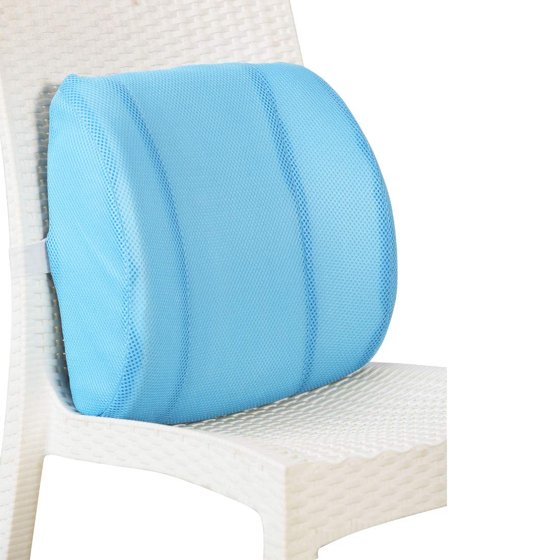 1 Memory Foam Lower Back Rest Pillow Lumbar Support Pain Relief Cushion for Office Chair and Car Seat