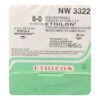 Ethicon Ethilon Sutures USP 8-0, Circle Spatulated Mircopoint NW3322 ( Pack of 2 )
