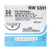 Ethicon Mersilk Sutures USP 2-0, Circle Round Body - NW5331 ( Pack of 2 )