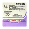 Ethicon Vicryl Sutures USP 5-0, Circle Cutting PC 3 Ethiprime - NW2442 ( Pack of 2 )