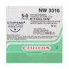 Ethilon Sutures USP 5-0 Circle Reverse Cutting Ethiprime NW 3316 ( Pack of 2 )