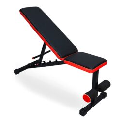 Adjustable Gym Bench for Home Workout | Incline Decline Bench with 7 Positions | Fitness Bench for Bench Press, Chest Press | Exercise Bench for Home | Tough Cold Rolled Steel | Up to 500 kg