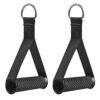 Heavy Duty Handles with Solid ABS Cores and Welded D-Rings for Gym Machine, Resistance Band, Cable Machines (1 Pair)