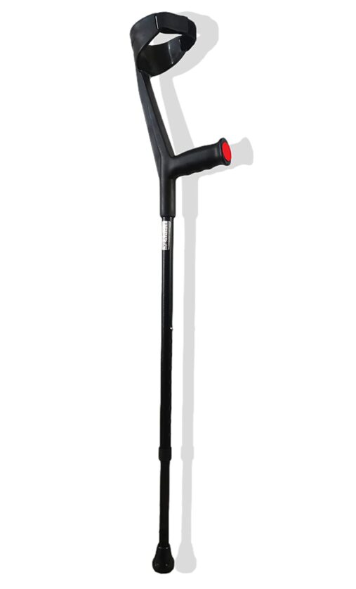 Black Elbow Crutch - Universal (Adjustable) 