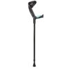 Elbow Crutch Adjustable, Black, Universal Size.