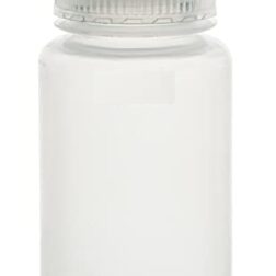 Polypropylene Reagent Bottle, 125 ml, Wide Neck, Autoclavable, Leak Proof, Pack of 12