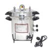 Autoclave Aluminium Pressure cooker type, Mirror Finish, Electric (Capacity and Size approx. 21 Ltrs , 12" Dia. X 12" H)