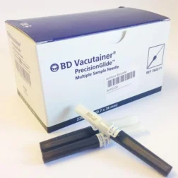 BD CNV Multi Sample Blood Collection Needle - 22GX1 Inch Box of 100 Pieces (360210)