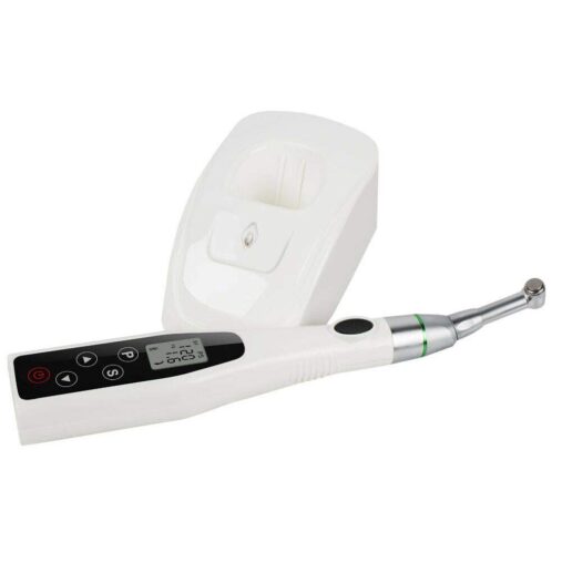 Cordless Endomotor LED – White - 800 mAh | Ergonomic Design | Lightweight and Durable | Contra Angle Handpiece