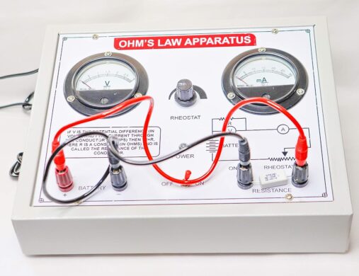 Ohms law apparatus kit model science equipment with power supply for physics lab