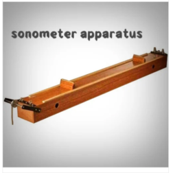 Teak Wood Color Brass Sonometer Apparatus