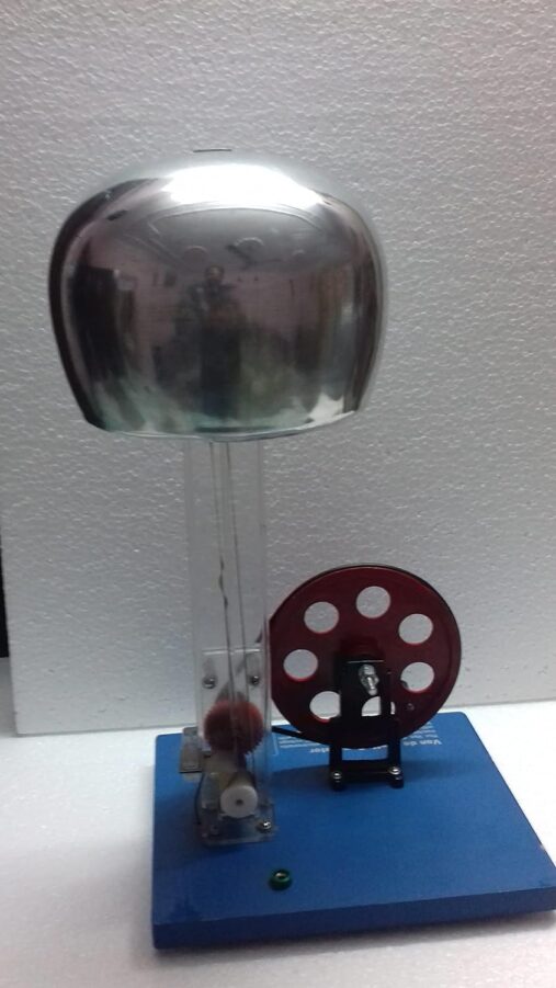 Hand Operated Van de Graff Generator Working Model Educational Physics