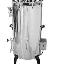 Fully SS Double Walled Vertical Autoclave