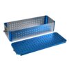 Cide x Sterilization Tray Perfforated with German Dual Locking System for autoclaving surgical instrument