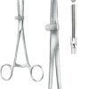 Tubing Clamp with guard Cardiac Instrument Vascular Forcep