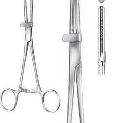 Tubing Clamp with guard Cardiac Instrument Vascular Forcep