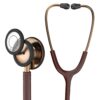 "Copper-Finish Chestpiece, Chocolate Tube Cardio 3 Monitoring Stethoscope for Doctors Students Nurse (Dual Head)"