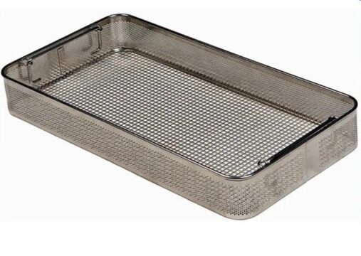 Mesh Sterilization tray Stainless Steel 304 for surgical instruments (WITHOUR LID)