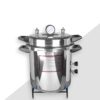 autoclave cooker type 12 * 12 size eletric autoclave aluminium mirror finish 24 liter