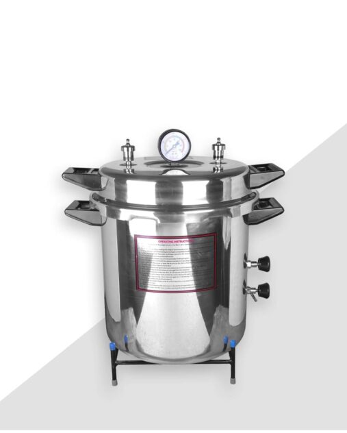 autoclave cooker type 12 * 12 size eletric autoclave aluminium mirror finish 24 liter