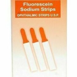 "100 Strips Fluo Fluorescein Sodium Ophthalmic 1mg USP Ophthalmology 100 Strips Fluo Fluorescein Sodium Ophthalmic 1mg USP Ophthalmology"