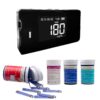 4 in 1 Health Monitoring Device, Cholesterol Hemoglobin Uric-Acid and Blood Glucose Meter with 40 Lancets 4 * 10 Test Strips