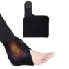 "Ankleheat - Ankle Heating Pad for Pain Relief | Heat Therapy for Ankle Sprains, Swelling, Sports Injury, Achilles Tendonitis |12V Safe Power Technology | 3 Levels Heat | Integrated Overheat Protection Thermostat | Universal fit Left or Right Ankle | Black"