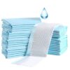 underpads, super absorbent polymer & soft surface (large, 60x90 cm, blue)