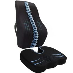 "Back Support for Chair, Memory Foam Car Seat Back Support, Orthopedic Lumbar Support Back Rest for Back Pain Relief - Back Pillow for Sitting"