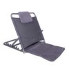 "Bed Back Rest |Back Rest Bed Chair for Comfort & Support | for Reading & Relaxation | Foldable & Portable | Universal Size, 1 Unit (Grey)"