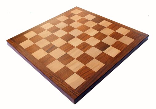 "Wooden Chess Board without Pieces for Professional Chess Players - Appropriate Wooden & Brass Chess Pieces Chessmen Available Separately by Brand (16"" X 16""),for kids"