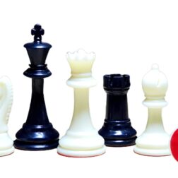 "Tournament Chess Pieces (with Two Extra Queens) Chessmen Staunton Coins (3.75"" Inch King Height) - 650 Grams"