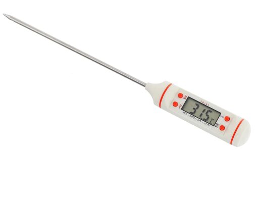 Kitchen Cooking Digital Multi-Functional Thermometer with Instant Read, Long Probe, LCD Screen, Best for Food, Meat, Milk, and Water