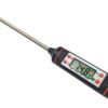 Cooking Digital Thermometers with Digital Instant Read LCD Screen (Material- Long Stainless Steel Probe + Fiber-Black/white, 5.9 Inches)