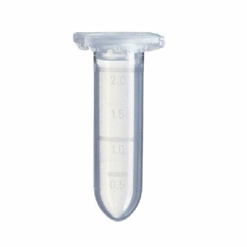 2ML Disposable Polypropylene Microcentrifuge Round Bottom Tube (Pack of 500 Pcs)