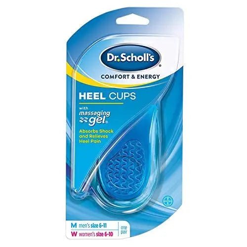 Massaging Gel Heel Cups, Medium, 1 Pair Package - Image 6