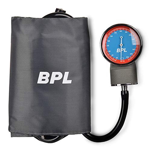 BPL Medical Technologies Aneroid Sphygmomanometer Blood Pressure Monitor (Gray) - Image 3