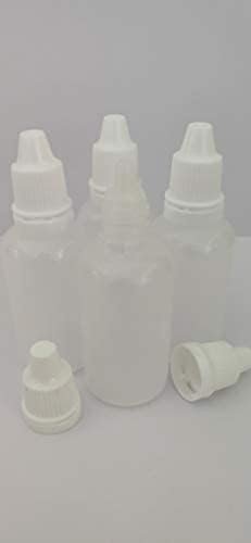 30ml Sealed LDPE Liquid Dropper Bottles with Childproof Caps & Inner Plug | Pack of 100 - Image 3