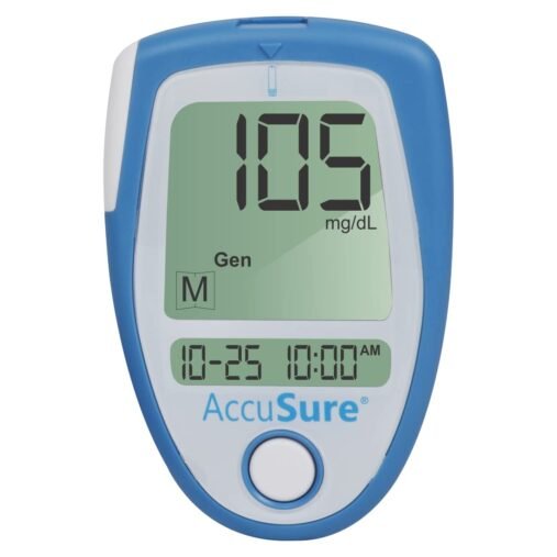 AccuSure Instant Digital Glucometer Kit with 25 Strips - Image 8