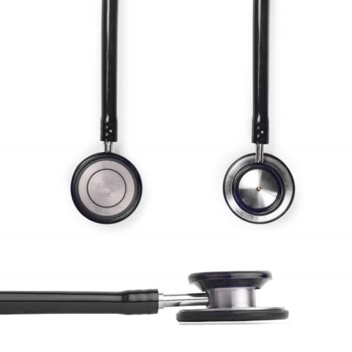 Cardiology Stethoscope for Doctors/Nurses/ Medical Students (Black) - Image 2