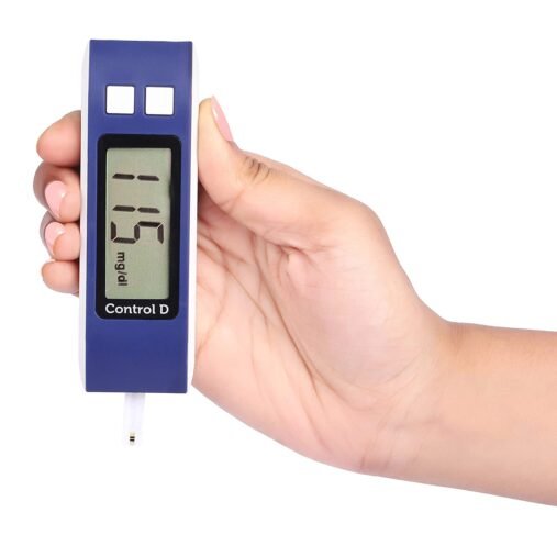 Control D Blue Glucometer Combo with 25 Strips - Image 8