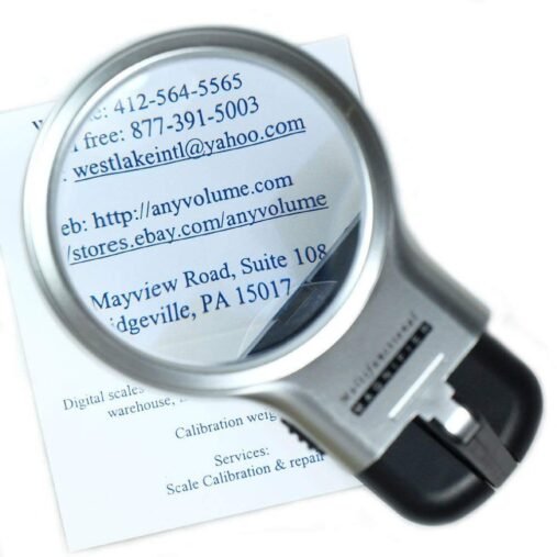 Multi-Functional Folding Handheld Magnifier, Reading Magnifying Glass with in-Built LED (3X Zoom) - Image 2